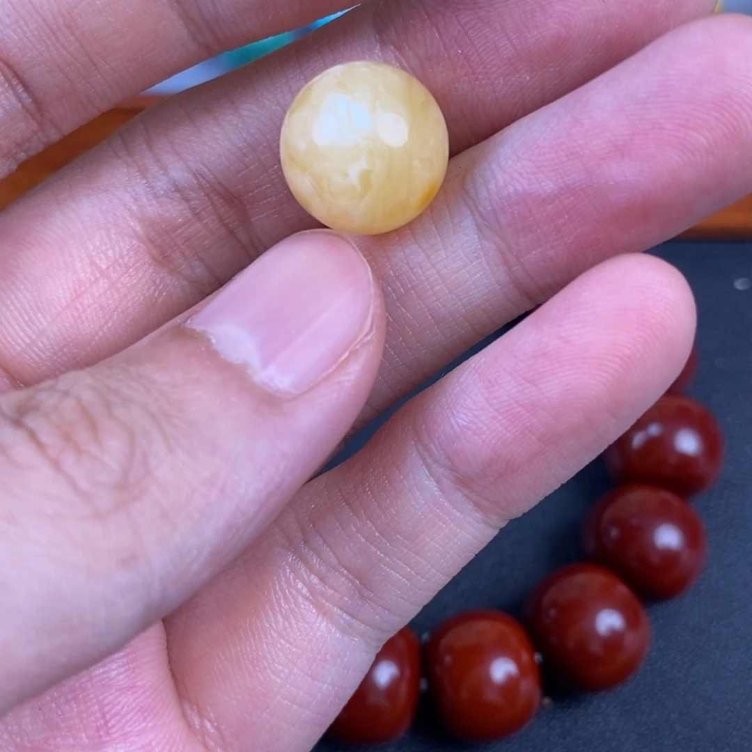 琥珀未镶嵌裸石皮色28