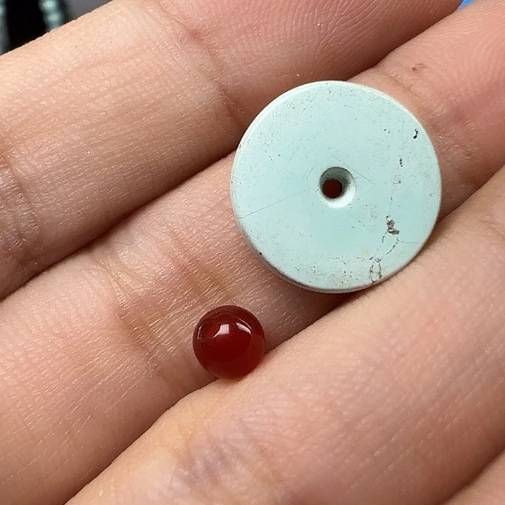 南红玛瑙未镶嵌配饰12.7