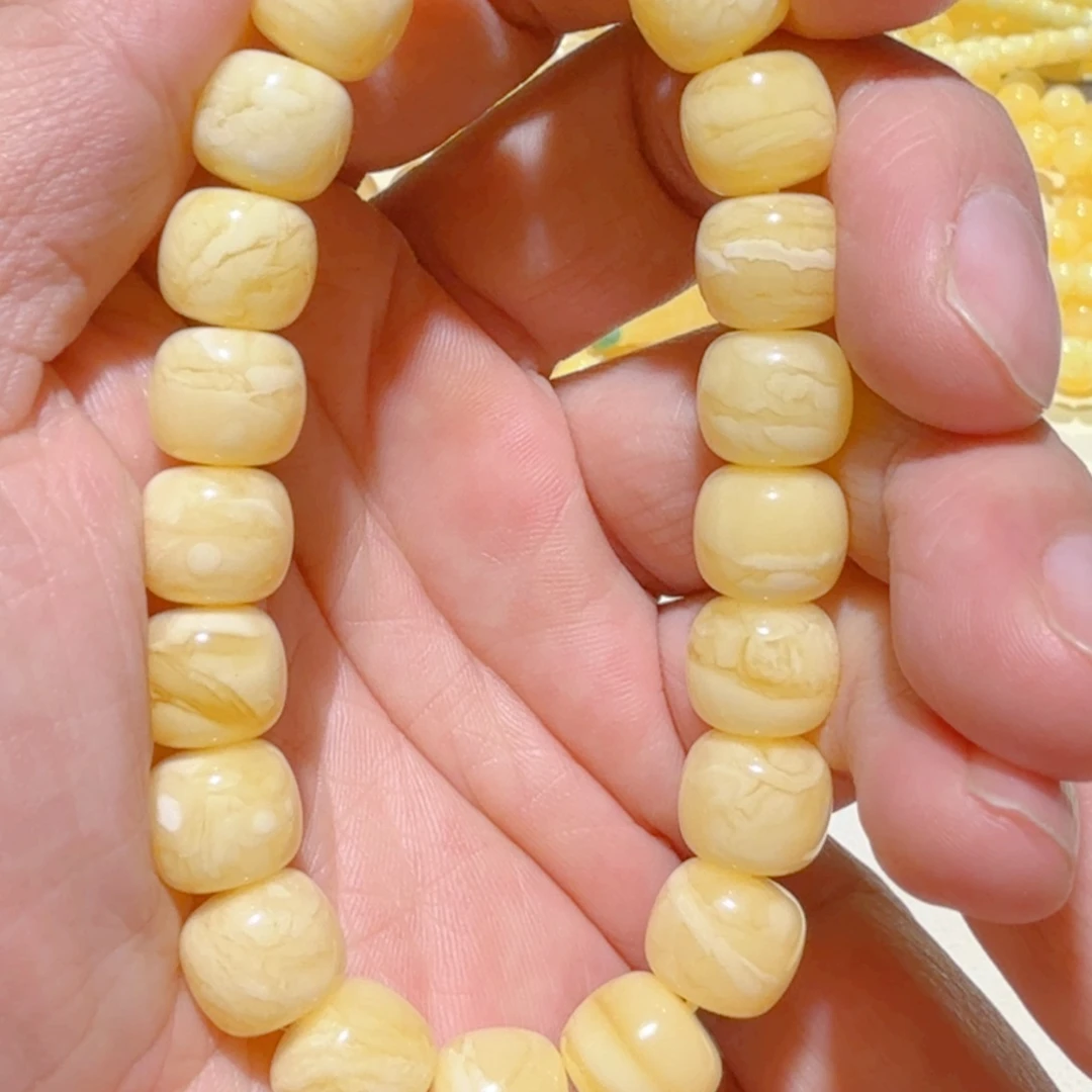 蜜蜡手串未镶嵌琥珀蜜蜡手串11.1mm
