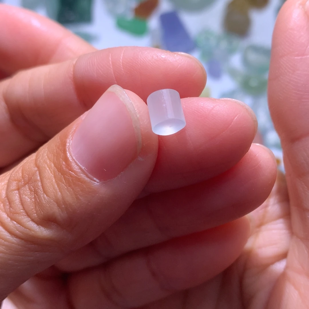 定制翡翠未镶嵌卡6左右桶珠