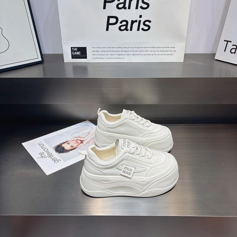 【伟伟女鞋工厂店】5285–10韩版松糕小白鞋
