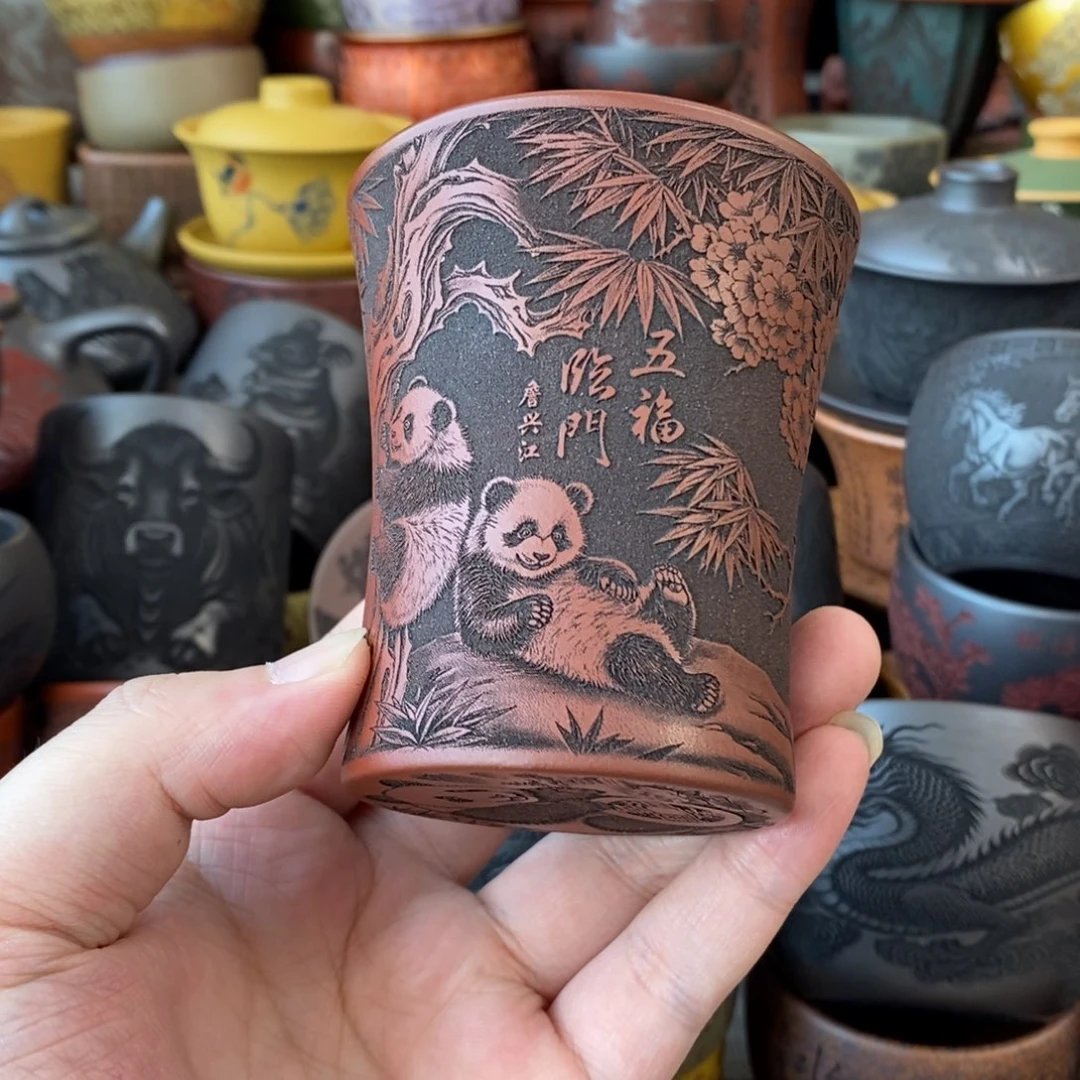 宜兴全手工紫砂杯