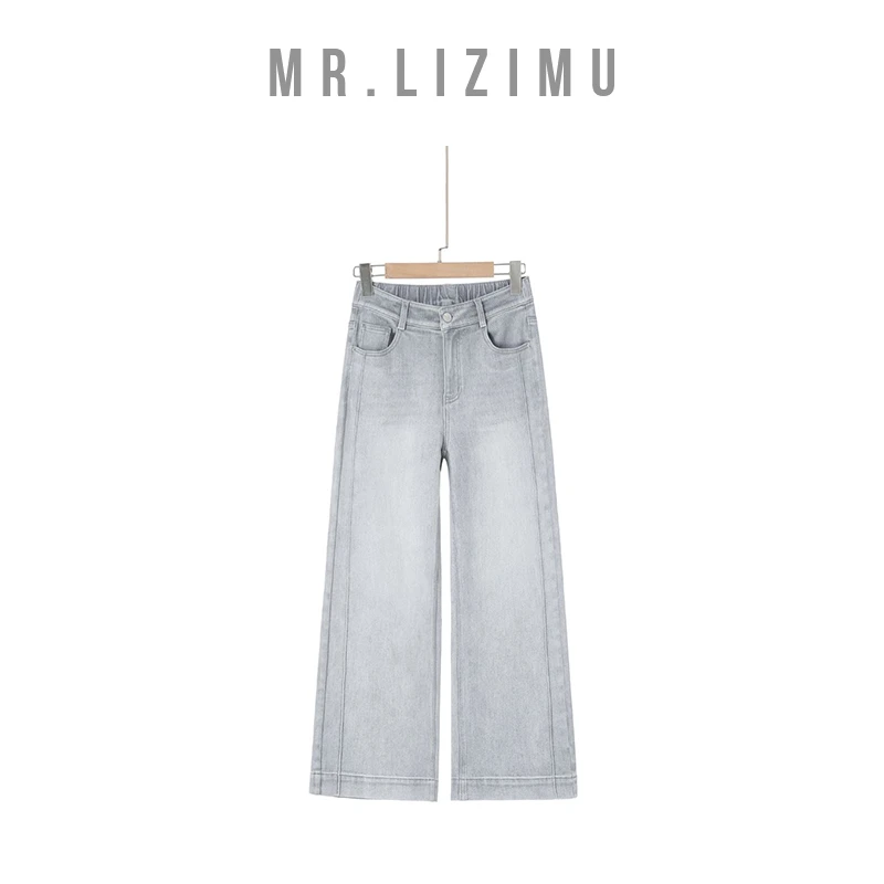 李子木先生九分直筒牛仔裤女款爆款2025新款「夏季」牛仔裤D5735