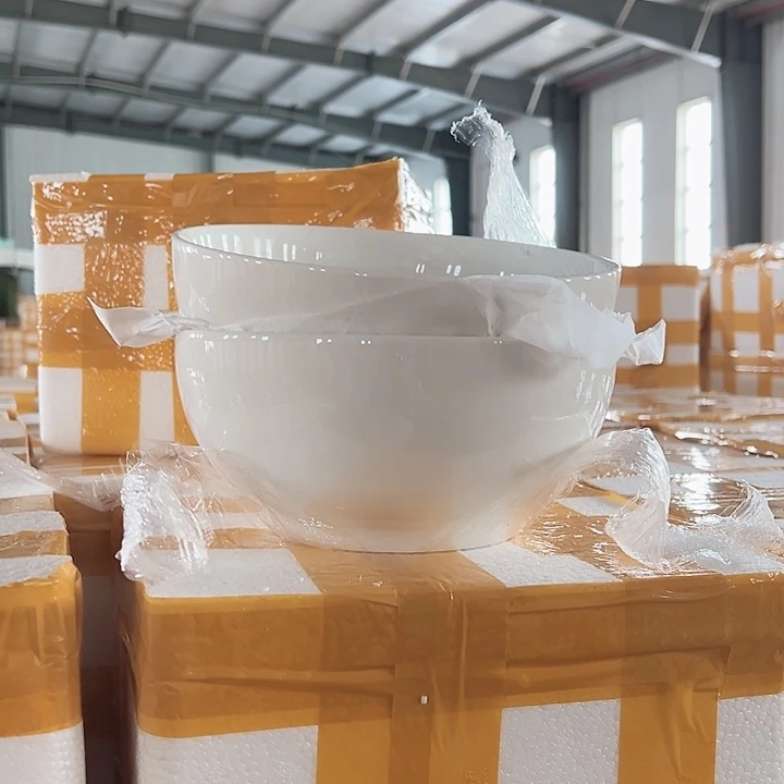 纯白大汤碗2支破损包赔不补发介意勿拍