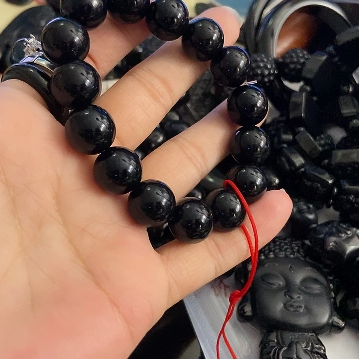 未镶嵌手链翡翠墨翠福利14