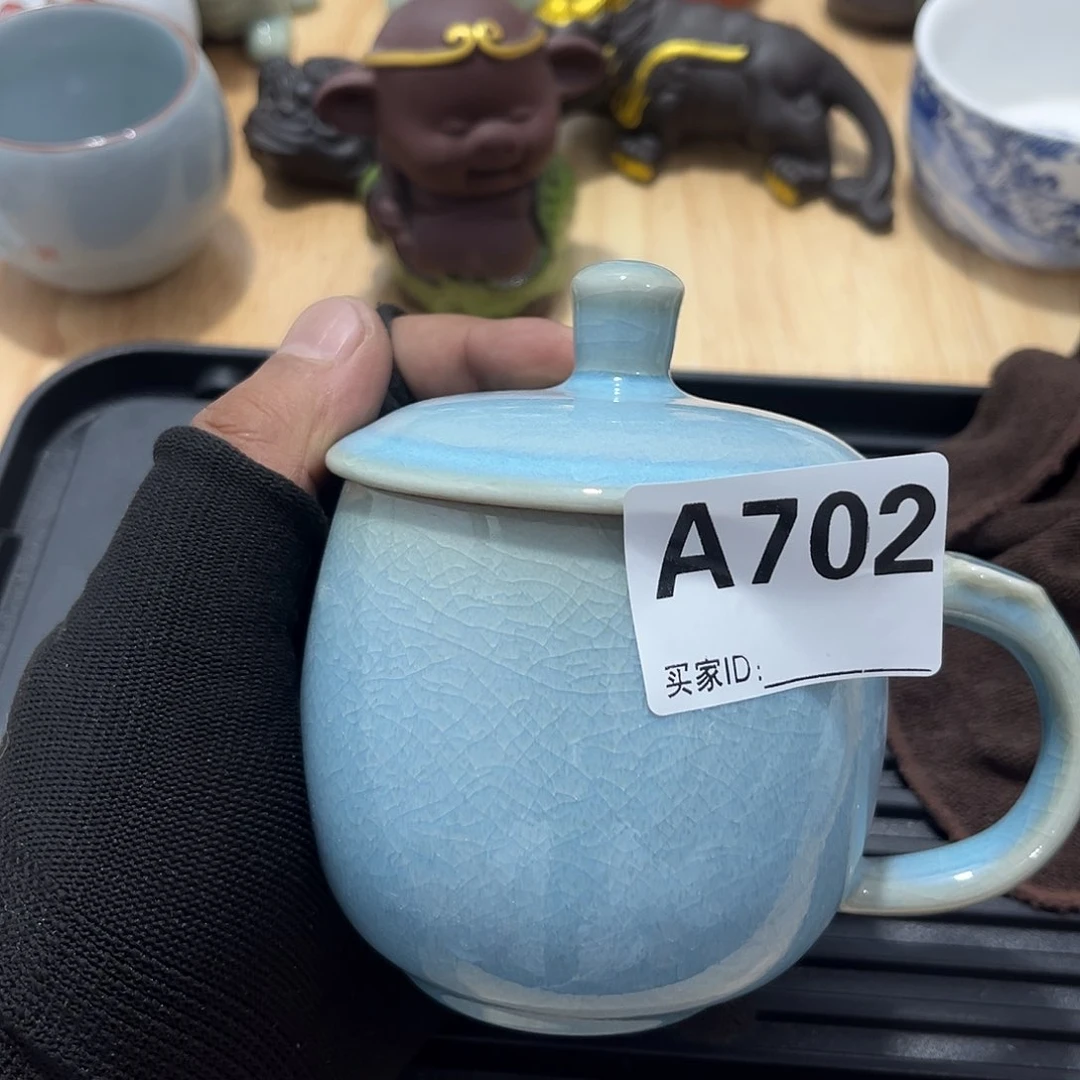 浮***兮瓷片茶摆件工艺品摆件666