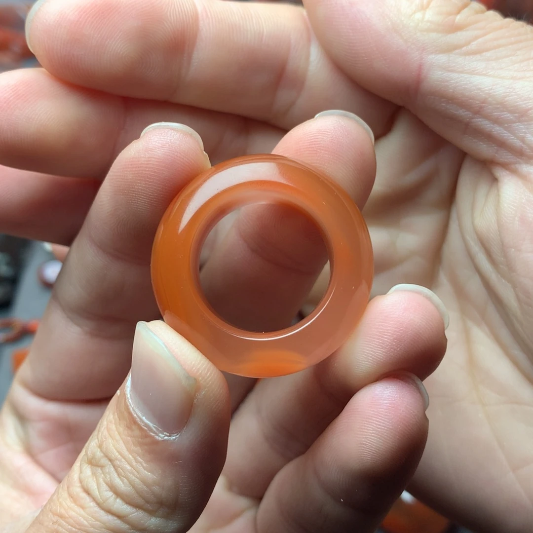 南红玛瑙未镶嵌1冰飘戒圈