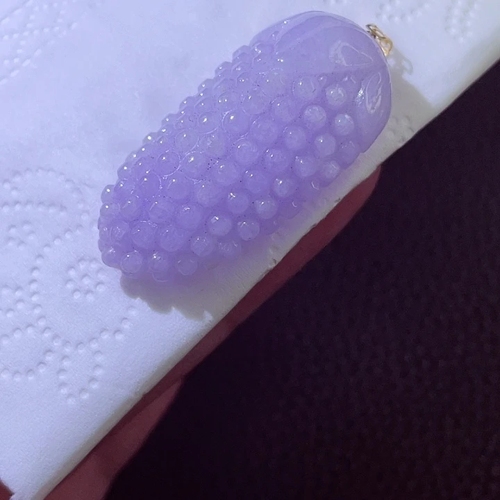 颈饰18K金镶嵌翡翠翡翠