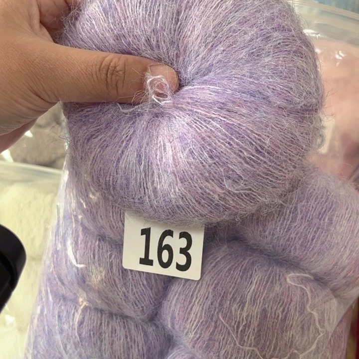 羊绒163苏丽羊驼紫色油画