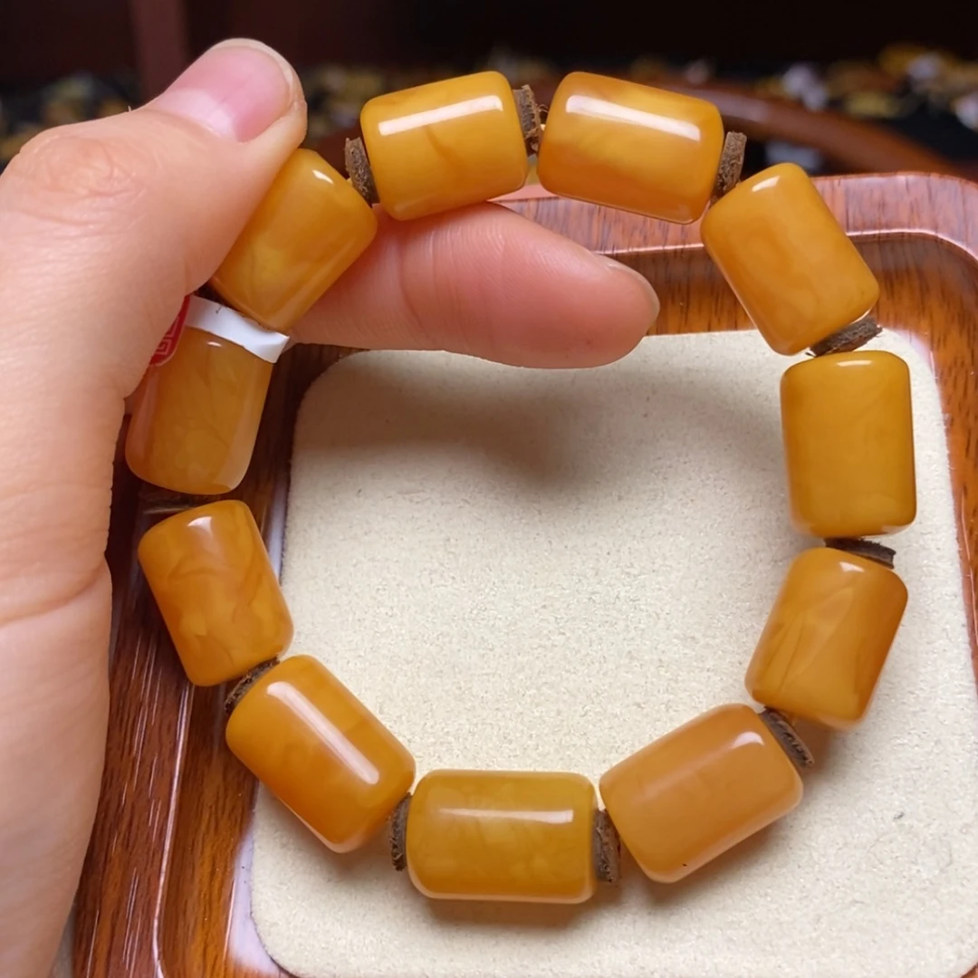 【闪购商品】蜜蜡手链未镶嵌手串