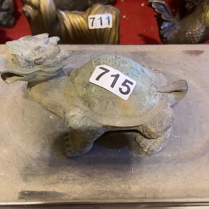 笑***！黄铜摆件，文房工艺品摆件