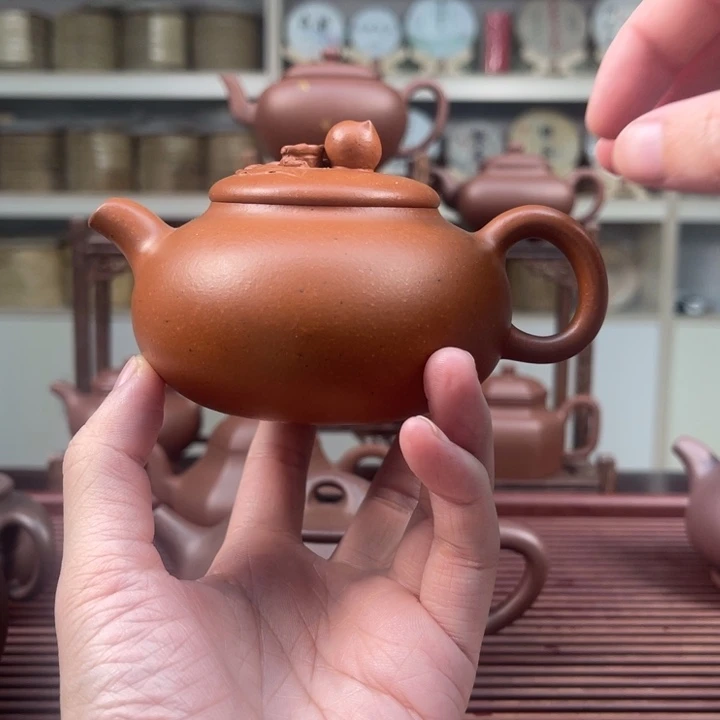 紫砂茶壶*️****怡然朱泥
