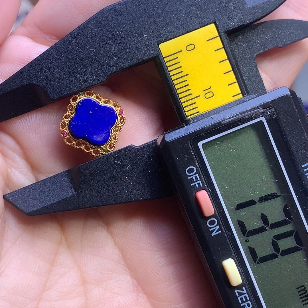 青金石银S925镶嵌隔珠背云