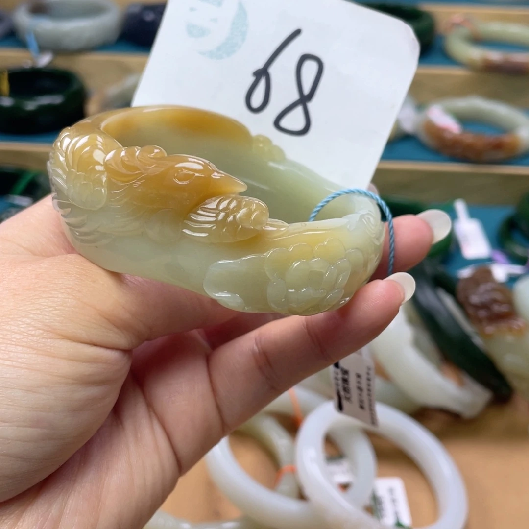 未镶嵌手镯和田玉圈口59