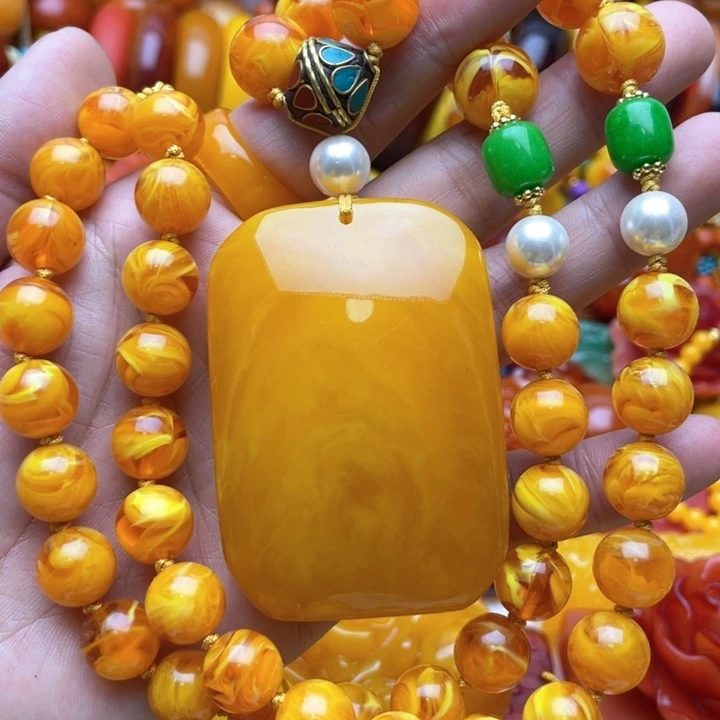 树脂制品41号无事牌吊坠