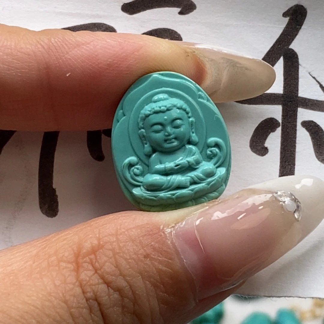 绿松石未镶嵌颈饰