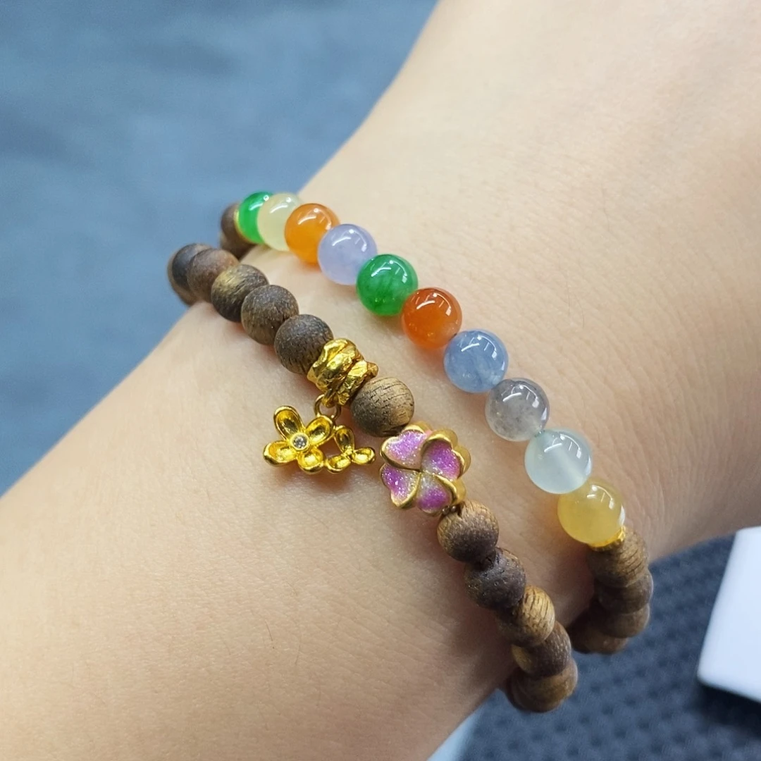 裸石翡翠浓彩双圈