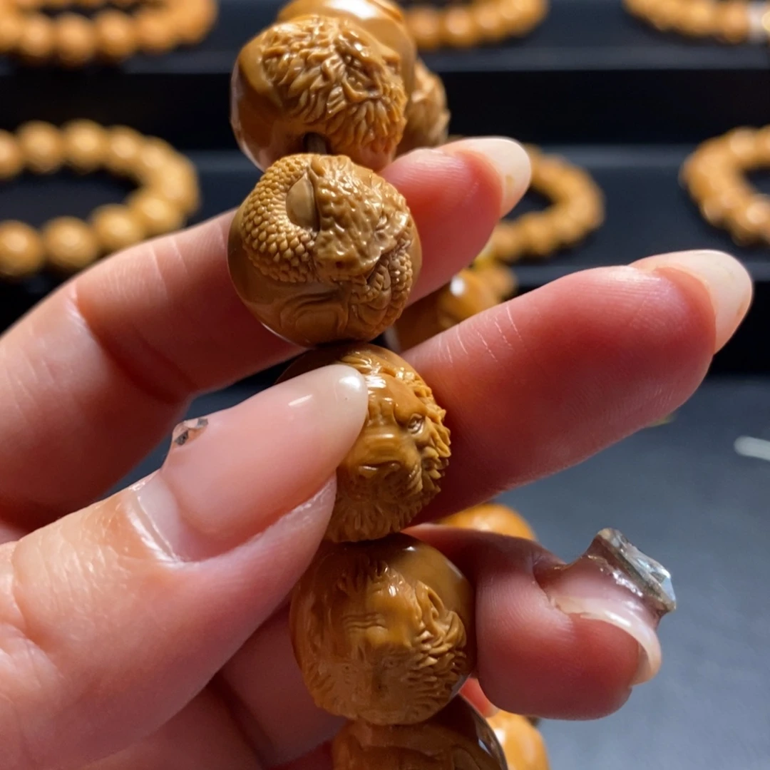 猴头核桃手串十二生肖高货