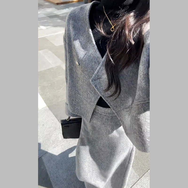 【乔恩清仓】ZJ7437温柔系裙子两件套女韩系搭配一整套职场通勤穿搭