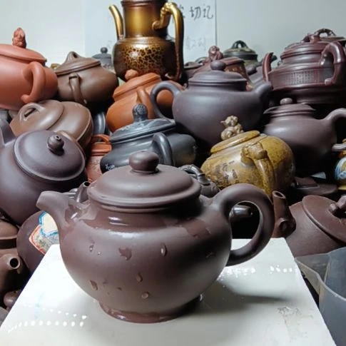 茶壶紫砂宜兴原矿紫泥柴烧手工350CC宗紫砂