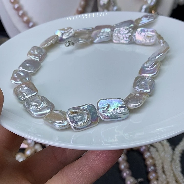 未镶嵌颈饰淡水珍珠