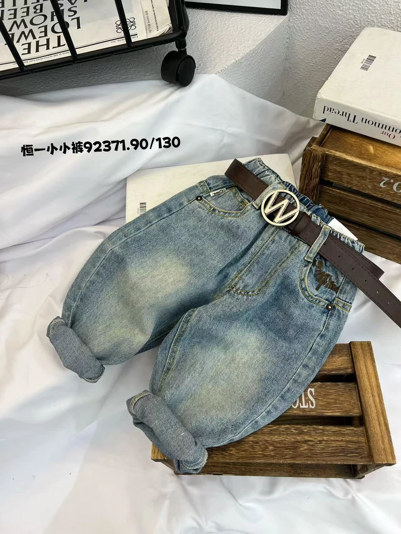 O1-10。92371 男童牛仔裤百搭休闲