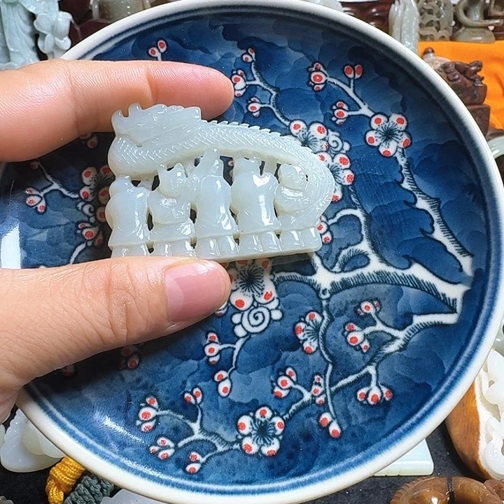 瓷片独***下新号开播瓷盘一件
