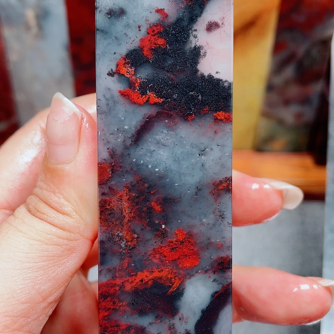 【闪购商品】玉桂林鸡血玉印章素章
