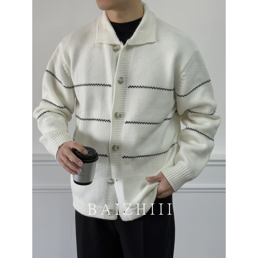 【福利】老钱风翻领polo开衫外套