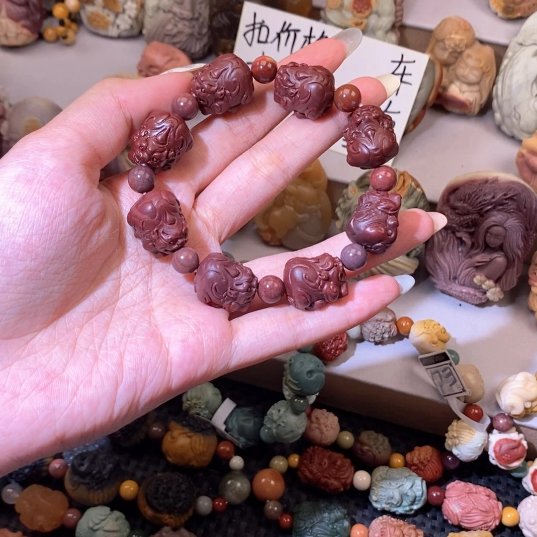 石英质玉（阿拉善玉）未镶嵌手链