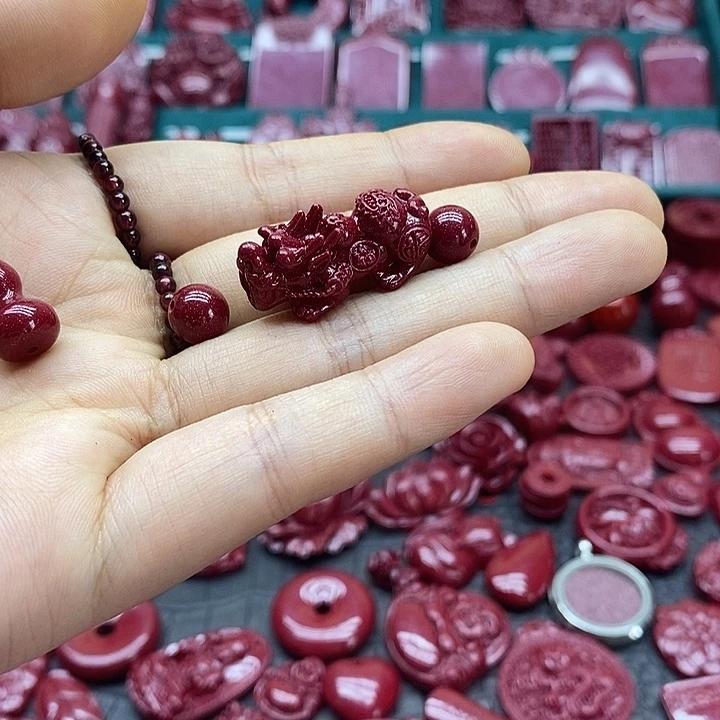 天然辰砂0000朱砂手链