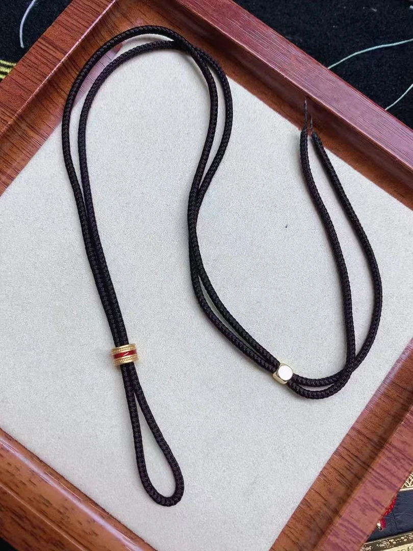 合金棉绳项链 「2mm细版项链绳」吊坠挂绳老铺同款绳子八宝罗盘配绳