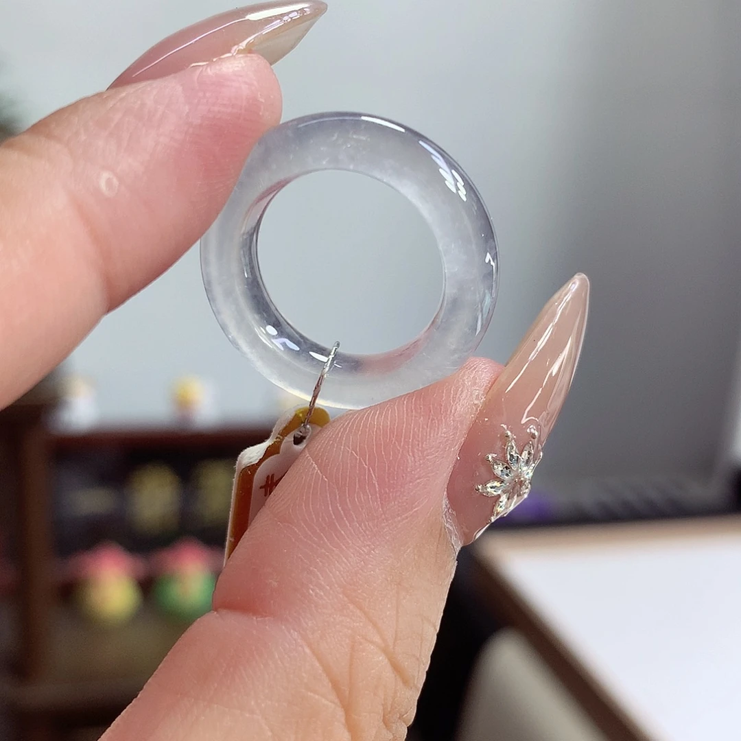 翡翠未镶嵌戒指10号