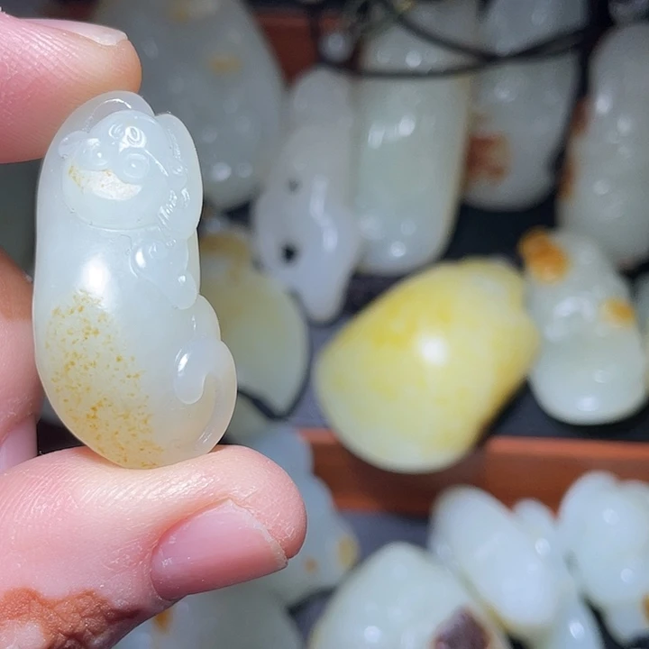 和田玉（白玉）未镶嵌车挂