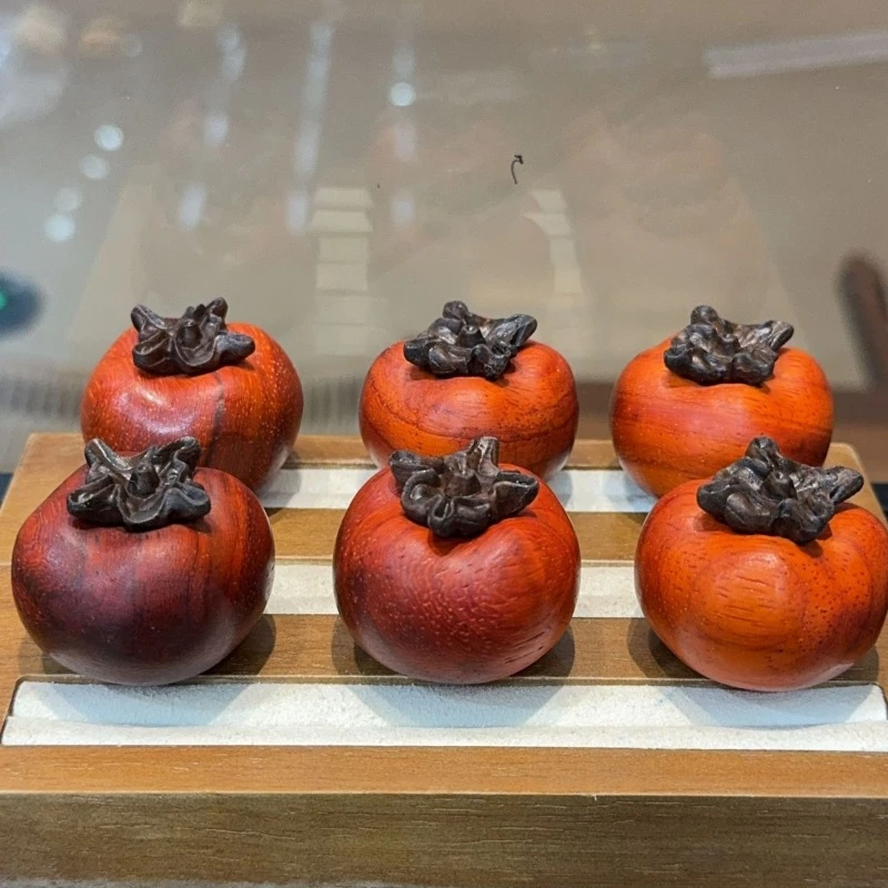 实木小柿子茶盖置