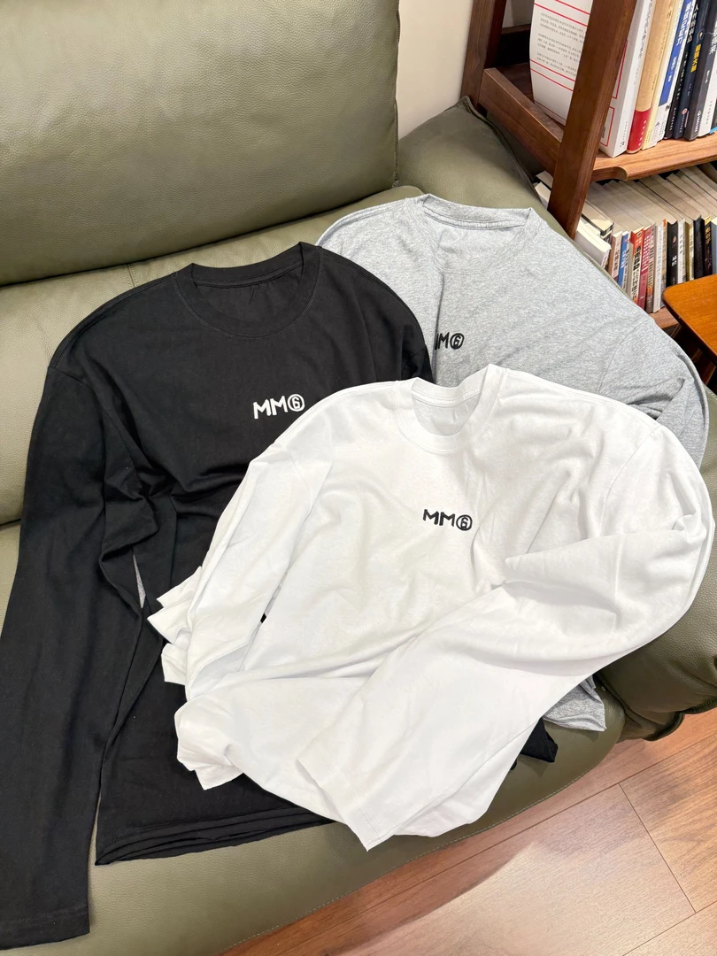 宽松【M6雪花棉三色长袖】男女同款D28228