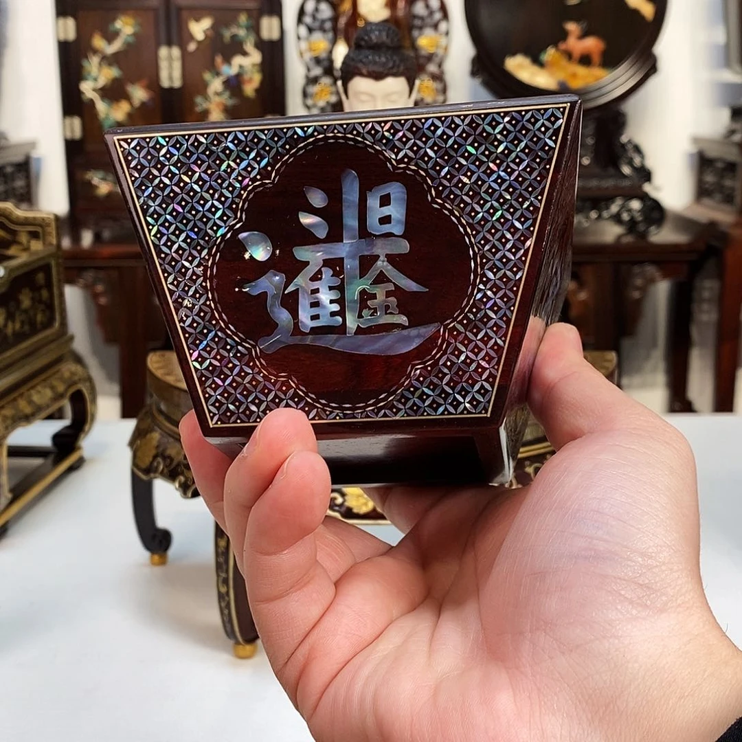 紫檀木类成套家具小叶紫檀斗