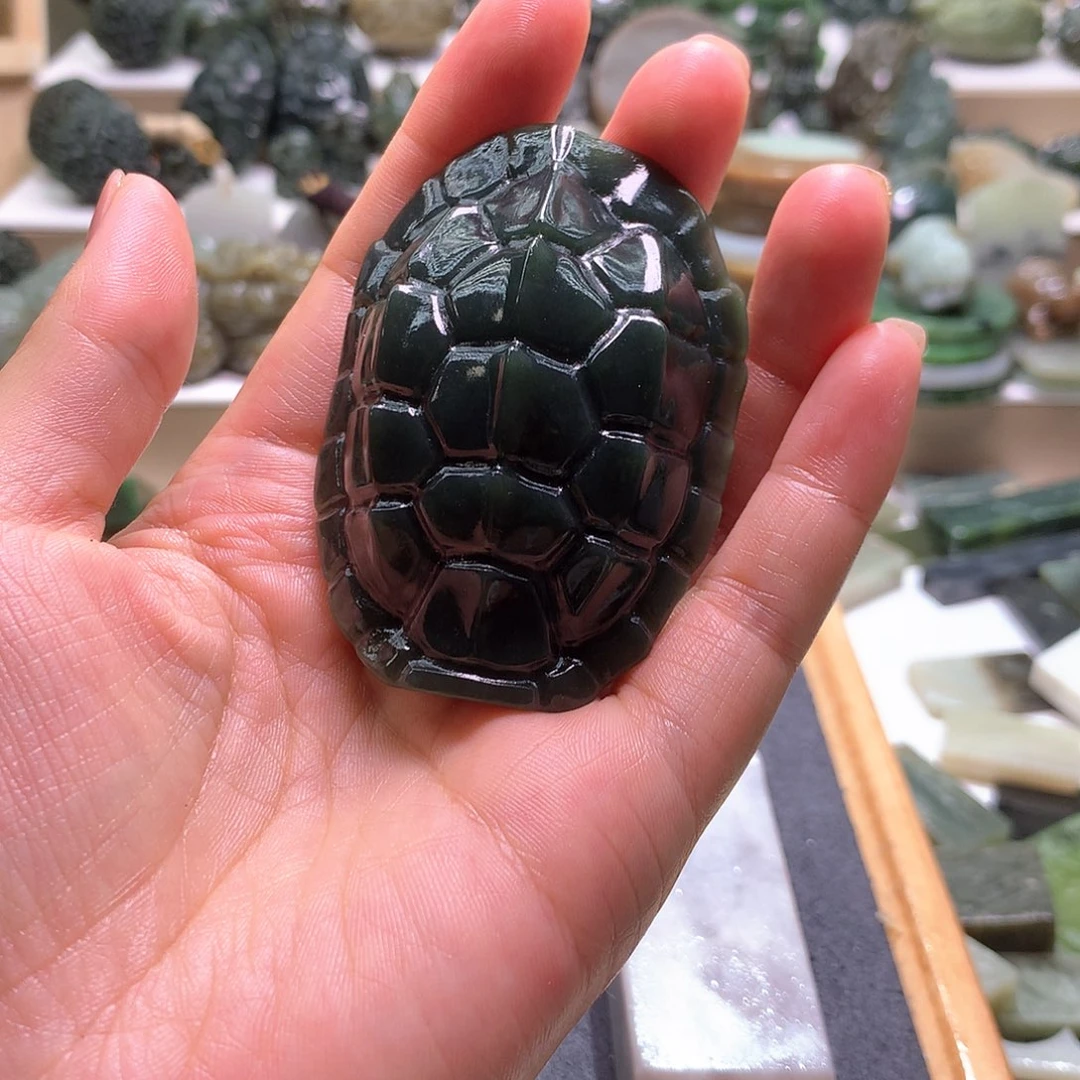明***心颈饰未镶嵌和田玉
