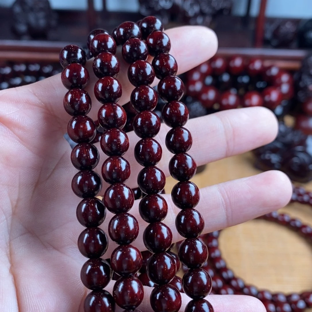 小叶紫檀手串/手链林*！0.8*108