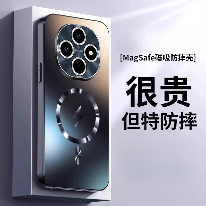 适用OPPOA6Pro手机壳新款镜头全包磨砂保护磁吸防摔耐脏防指纹手h