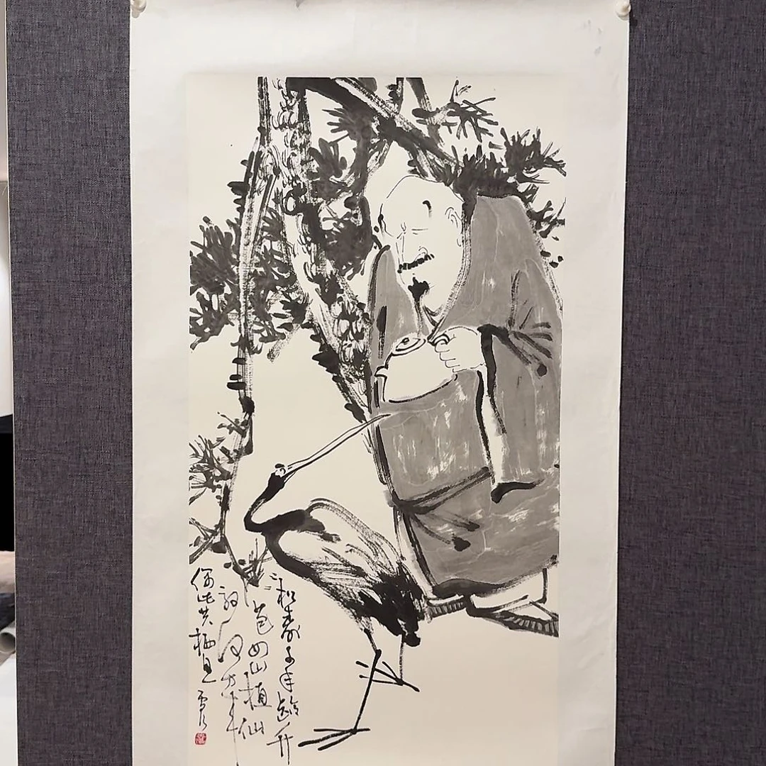 国画雷公老师作品画作