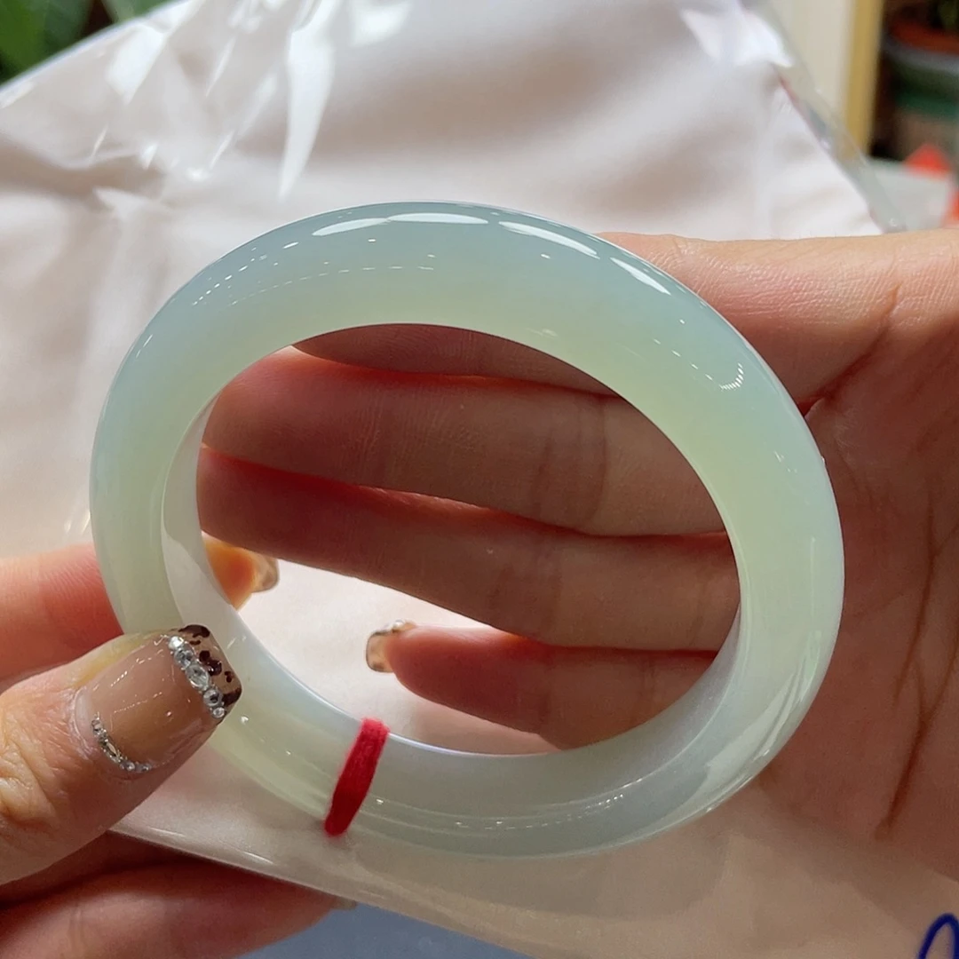 翡翠未镶嵌手镯38号