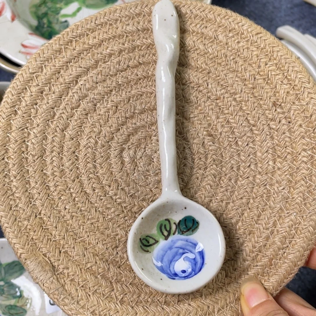 吃饭勺景德镇高温陶瓷888
