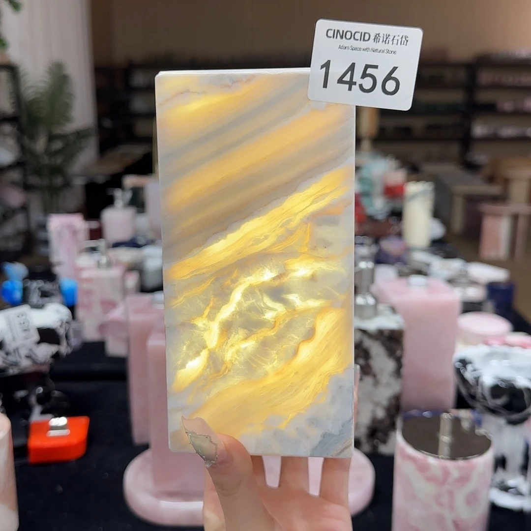 石材1456 凤白玉氛围灯