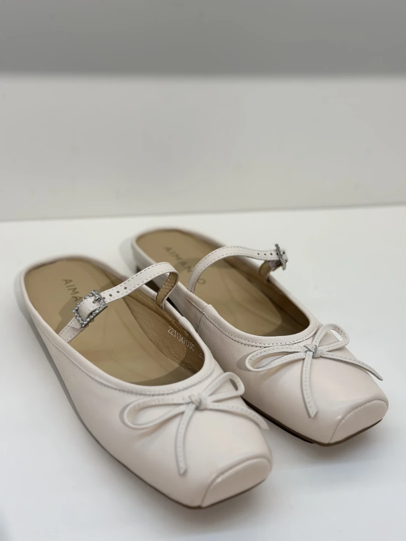 漫步佳人蝴蝶结包头半拖（no退no换）