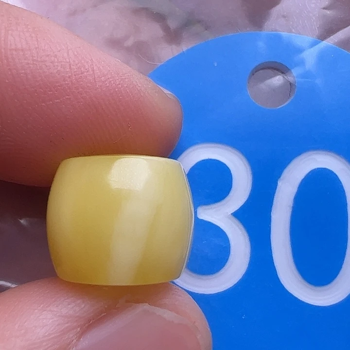 未镶嵌蜜蜡裸石花粉12m m