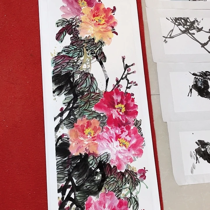 国画张圣敏先生纯手绘作品