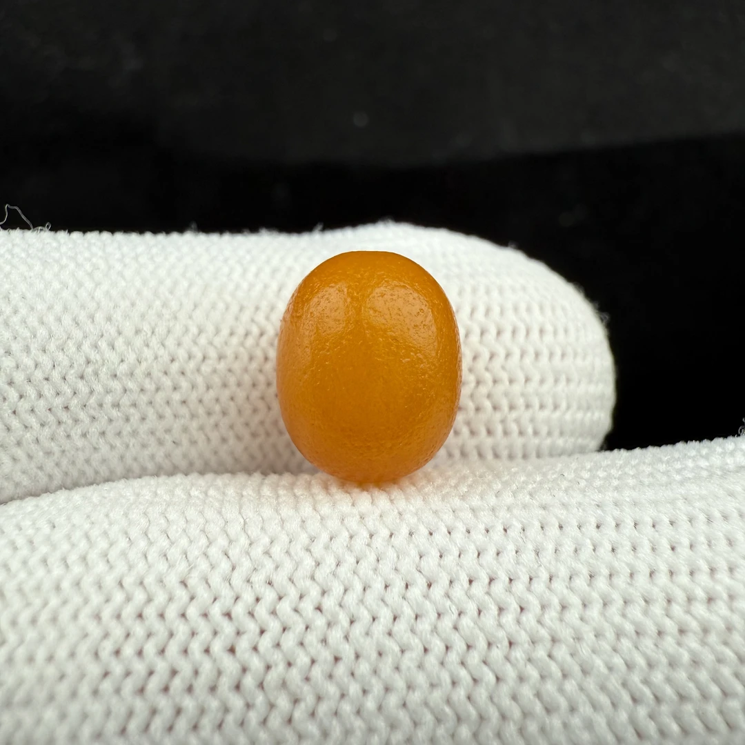 A7193天然原矿蜜蜡 枣珠 9.2*11mm支持复检