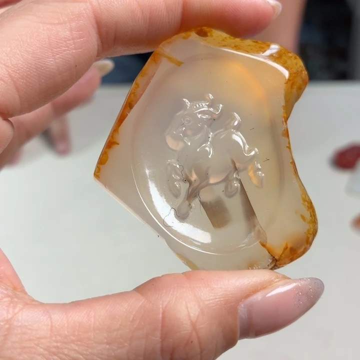 玛瑙/玉髓未镶嵌吊坠(不含链)