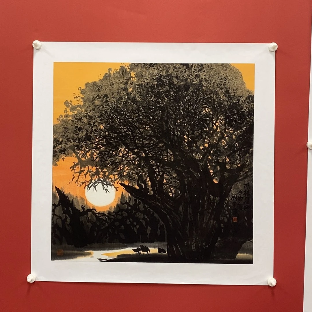 国画周全四尺斗方70*70精品佳作
